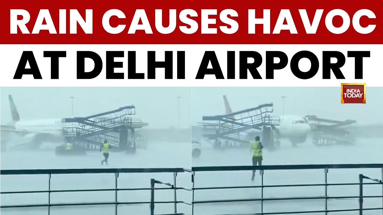 Delhi Storm Wreaks Havoc: 3 Air India Planes Damaged at IGIA, DGCA Launches Probe | India Today