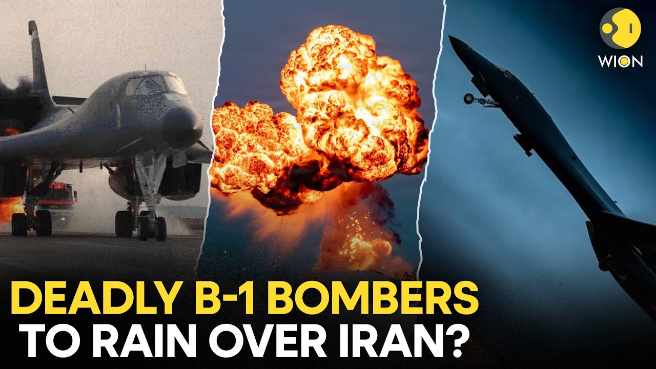 US-Iran War LIVE: Trump Unleashes DEADLY B-1 Bomber as Massive Strikes Rock Iran | WION