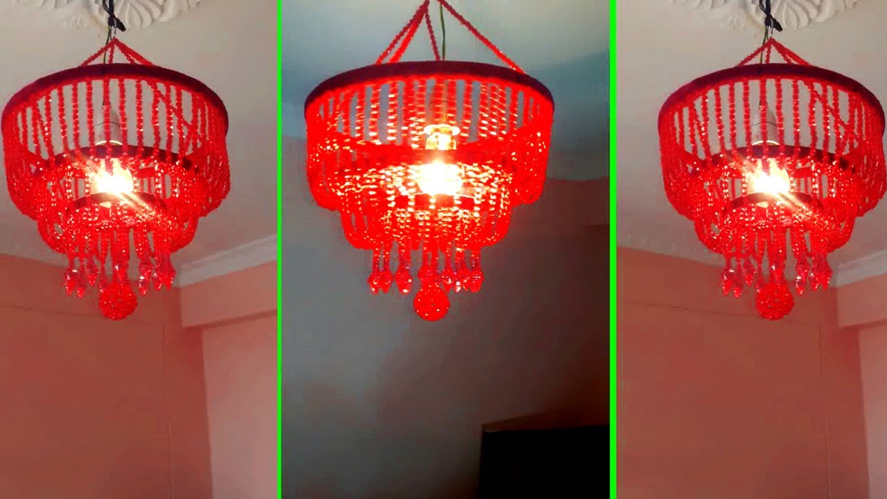 How to Make a Unique Jhumar/Chandelier Using Crystal Beads - Step-by-Step