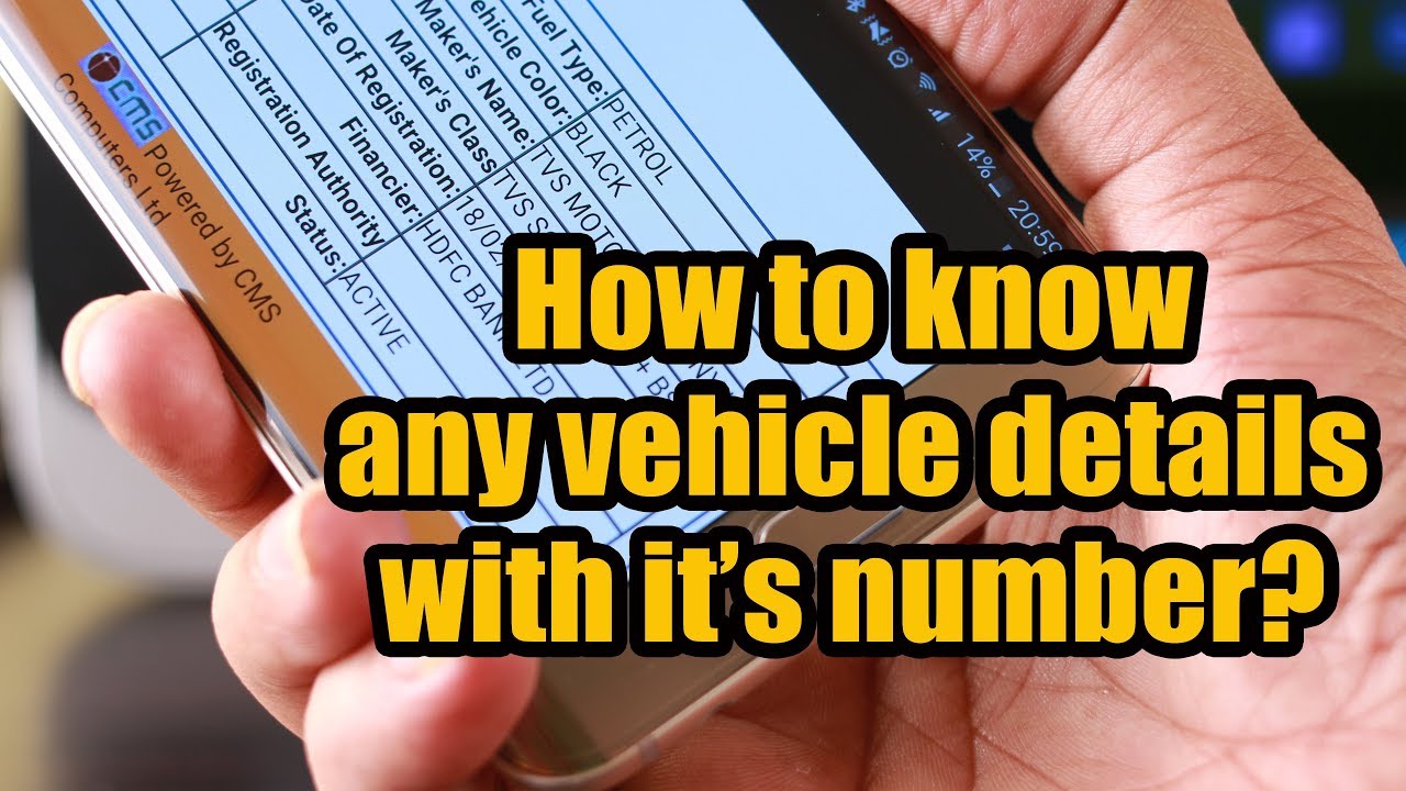 How To Check Your motorbike Or Car Registration Details | Vehicle Owner Details in INDIA