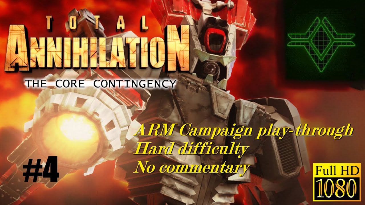 [Longplay, No Commentary] Total Annihilation: The Core Contingency (PC, 1998) Hard ARM Campaign