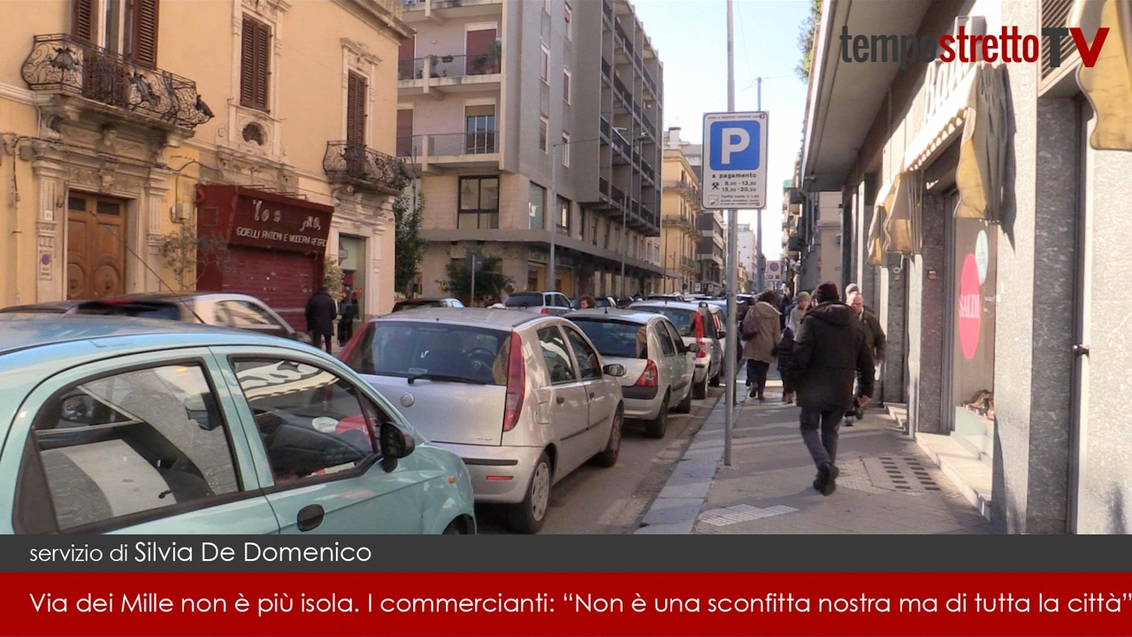 Via dei Mille non è più isola. I commercianti: “Non è una sconfitta nostra ma di tutta la città”