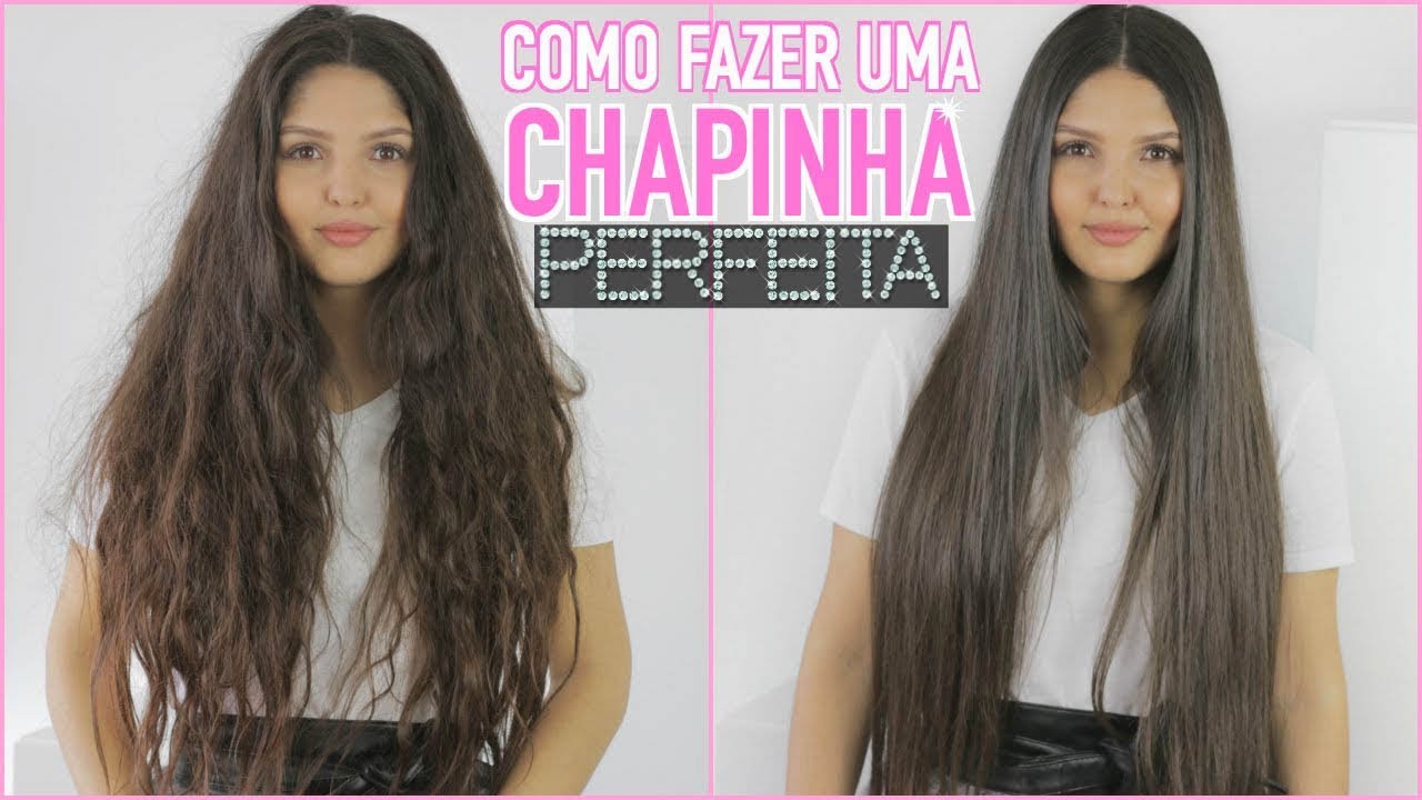 COMO ALISAR O CABELO COM CHAPINHA || CHAPINHA PERFEITA - Kezia Happuck
