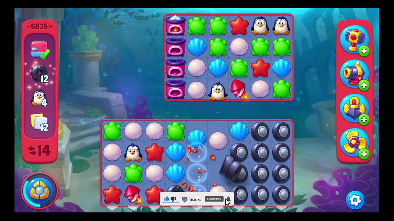 Fishdom lvl 6829-?🔥Gameplay #630