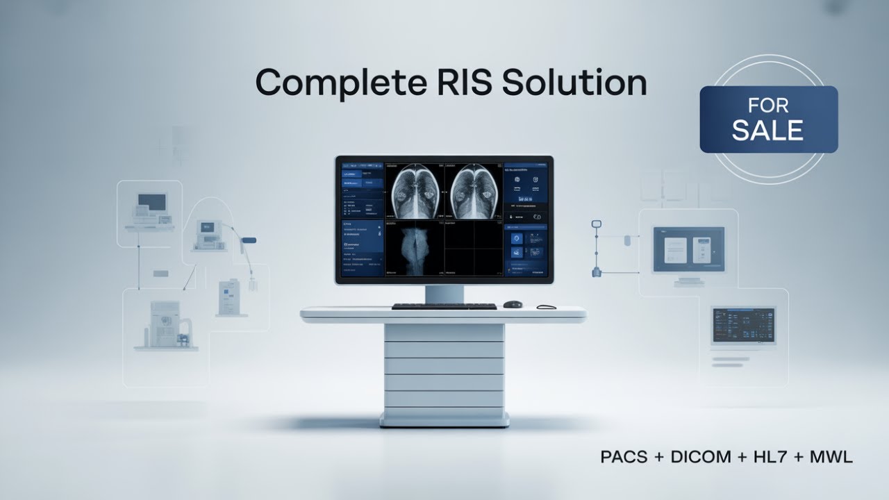 All-in-One Radiology Information System: RIS + PACS + MWL + DICOM Viewer