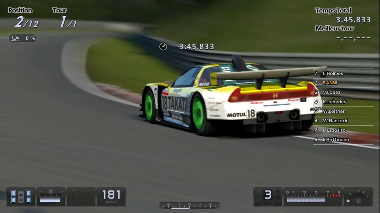 Gran Turismo 5 - Honda TAKATA DOME NSX '03 (HYBRiD) PS3 Gameplay