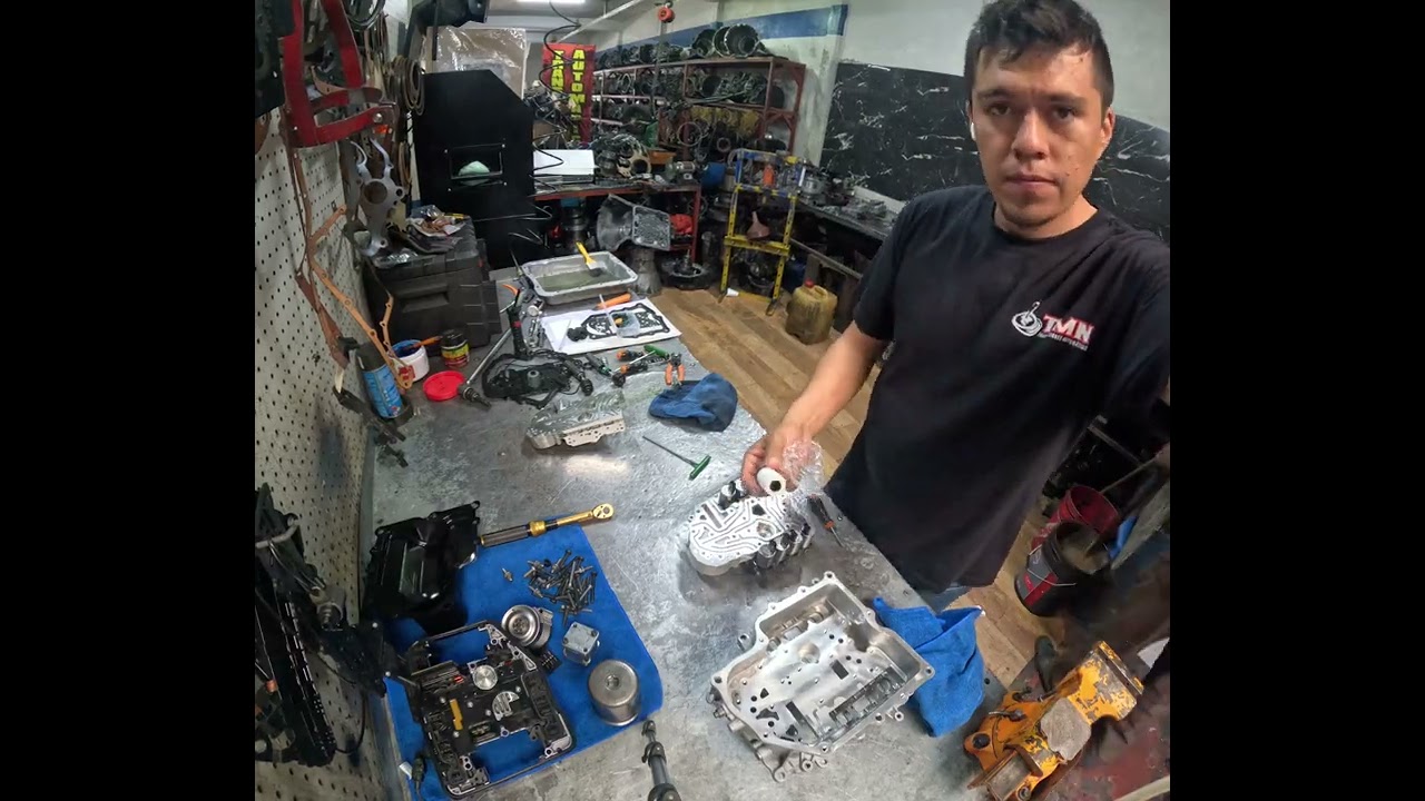 Cambio de aluminio de una mecatronica DSG 7 velocidades