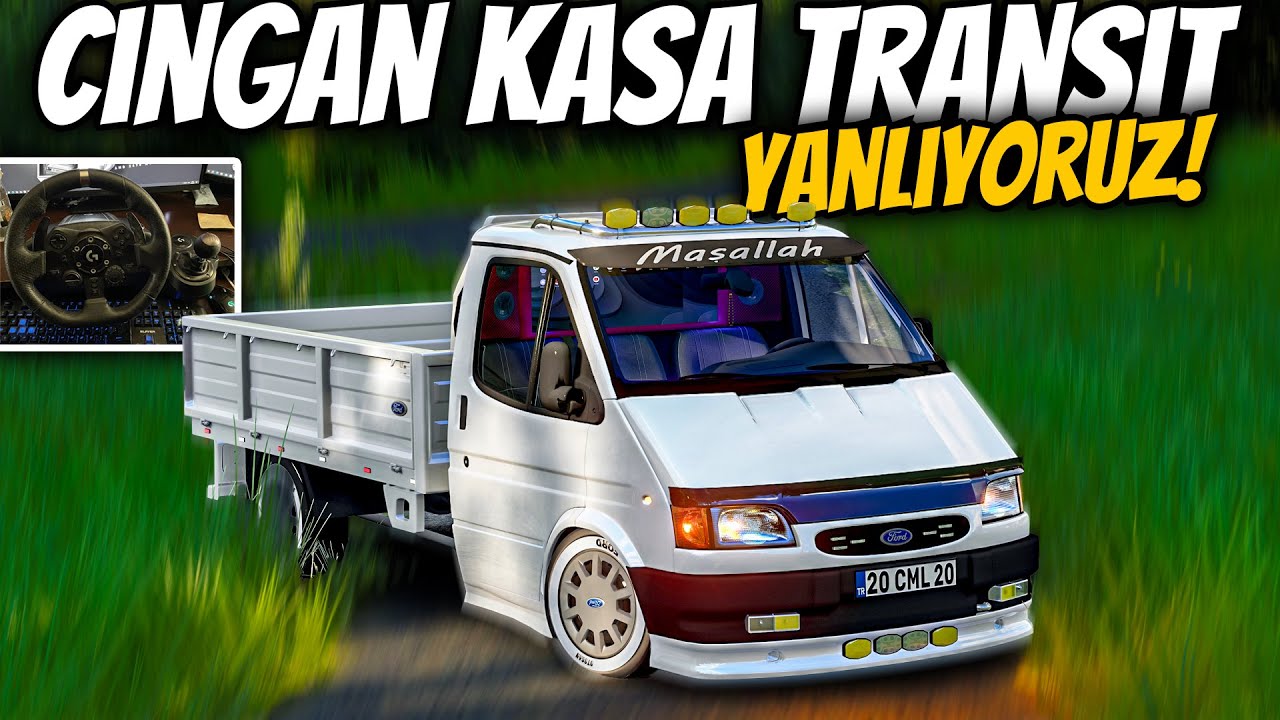 CİNGAN KASA FORD TRANSİT İLE TOPRAK KÖY YOLLARINDA YAN YAN GEZDİK !! | AYARRRLİİİ | ASSETTO CORSA