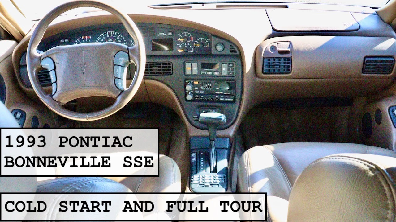1993 Pontiac Bonneville SSE: Cold Start and Full Tour
