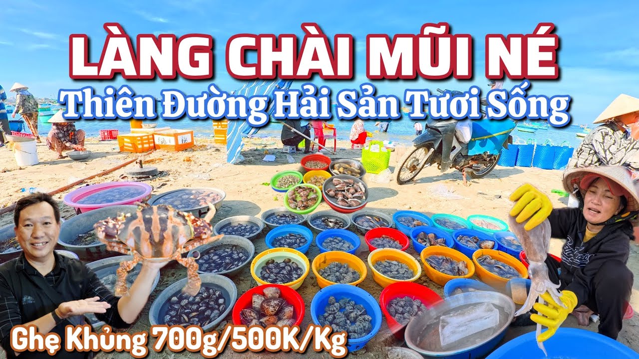 Làng Chài Mũi Né - Ghẹ Khủng Nặng 700g giá 500K/Kg.