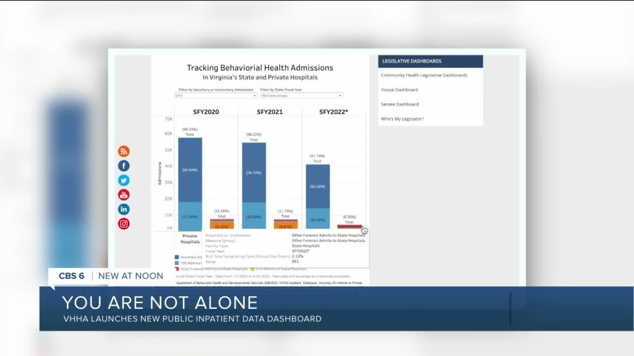 VHHA launches dashboard to show psychiatric hospital data