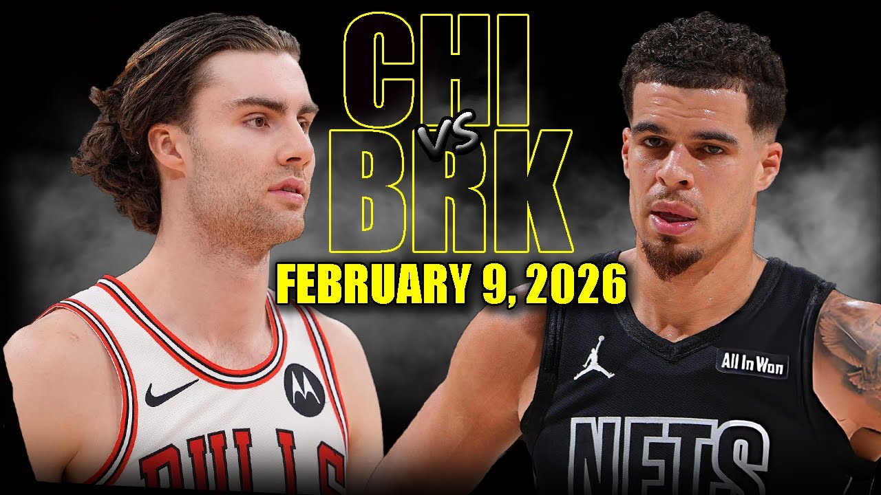 Chicago Bulls vs Brooklyn Nets Full Game Highlights &ndash; February 9, 2026 | NBA Season