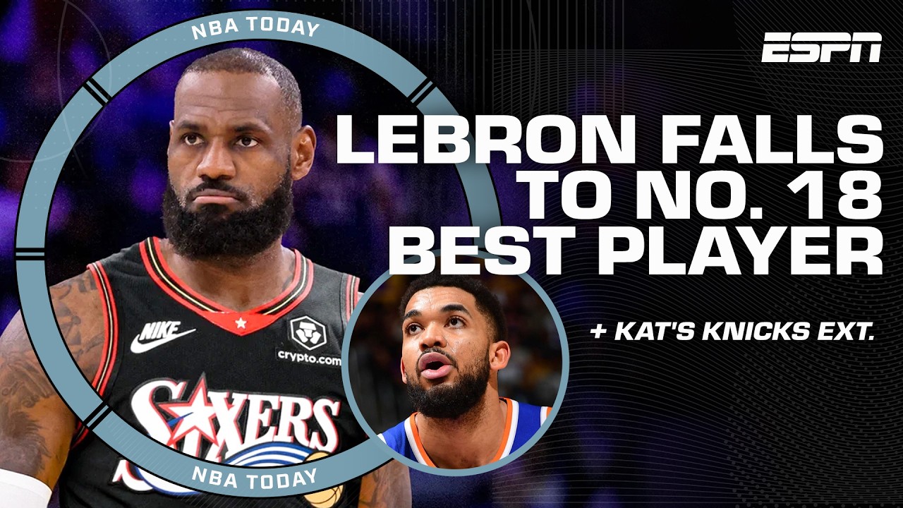KAT's stagnant contract extension leaves 'cloud' over NYK + LeBron James ranked No. 18⁉️ | NBA Today