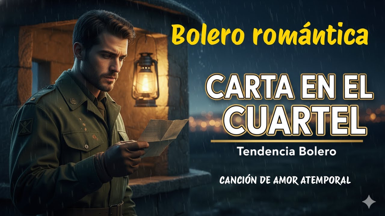Carta en el Cuartel, Bolero Romántico Español, Canción de Amor a Distancia, Tendencia Bolero
