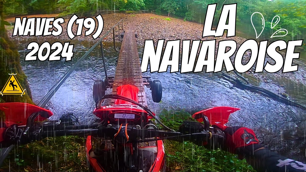 |ENDURO #4k |Randonnée moto ~La Navaroise~ Naves (19) 2024 (c'était glissant🥴)
