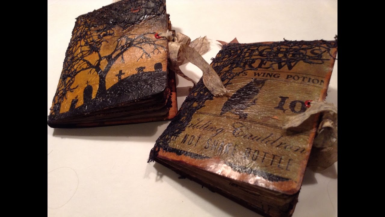 Halloween Junk Journals and Halloween Digital Printables for Junk Journals
