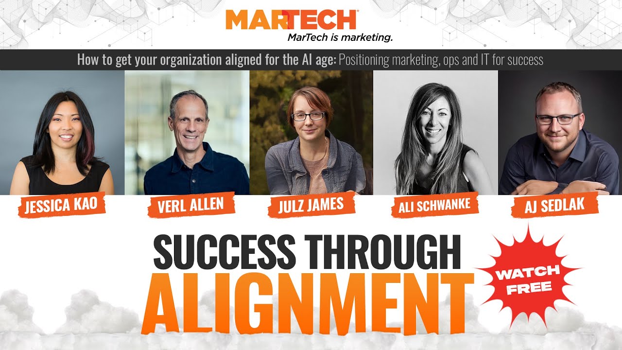 How to get your organization aligned for the AI age: Positioning marketing, ops and IT for success