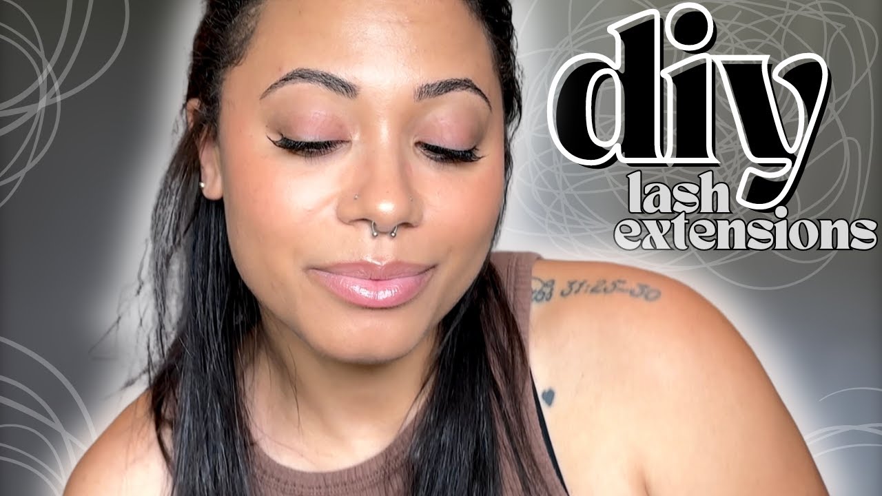 HOW TO: At-Home Custom Lash Extensions ! | Lilac St Lashes