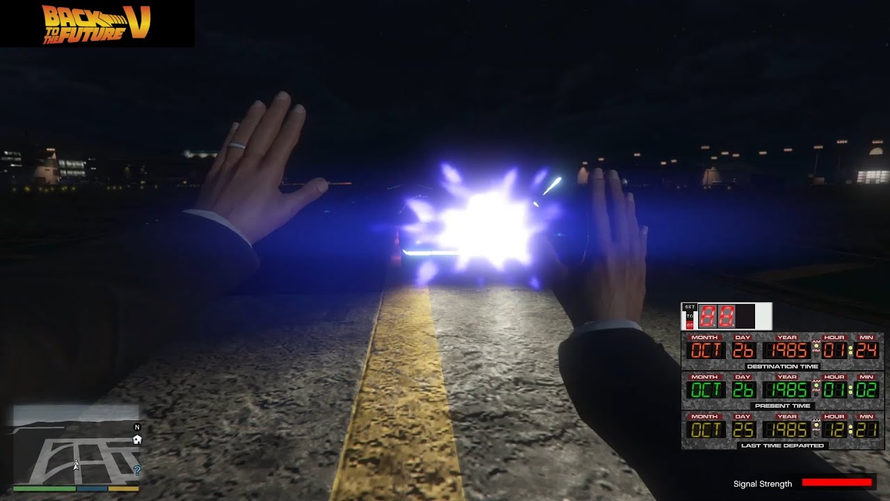 BACK TO THE FUTURE V - DeLorean BTTF 1 | GTA V - FacuGamer577