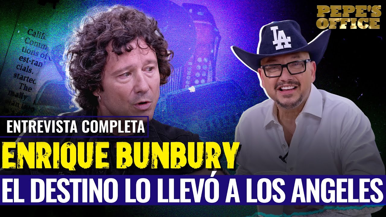 Enrique Bunbury: Su CARRERA se ASFIXIABA “Sentía como ARENA en los PULMONES” | Pepe's Office