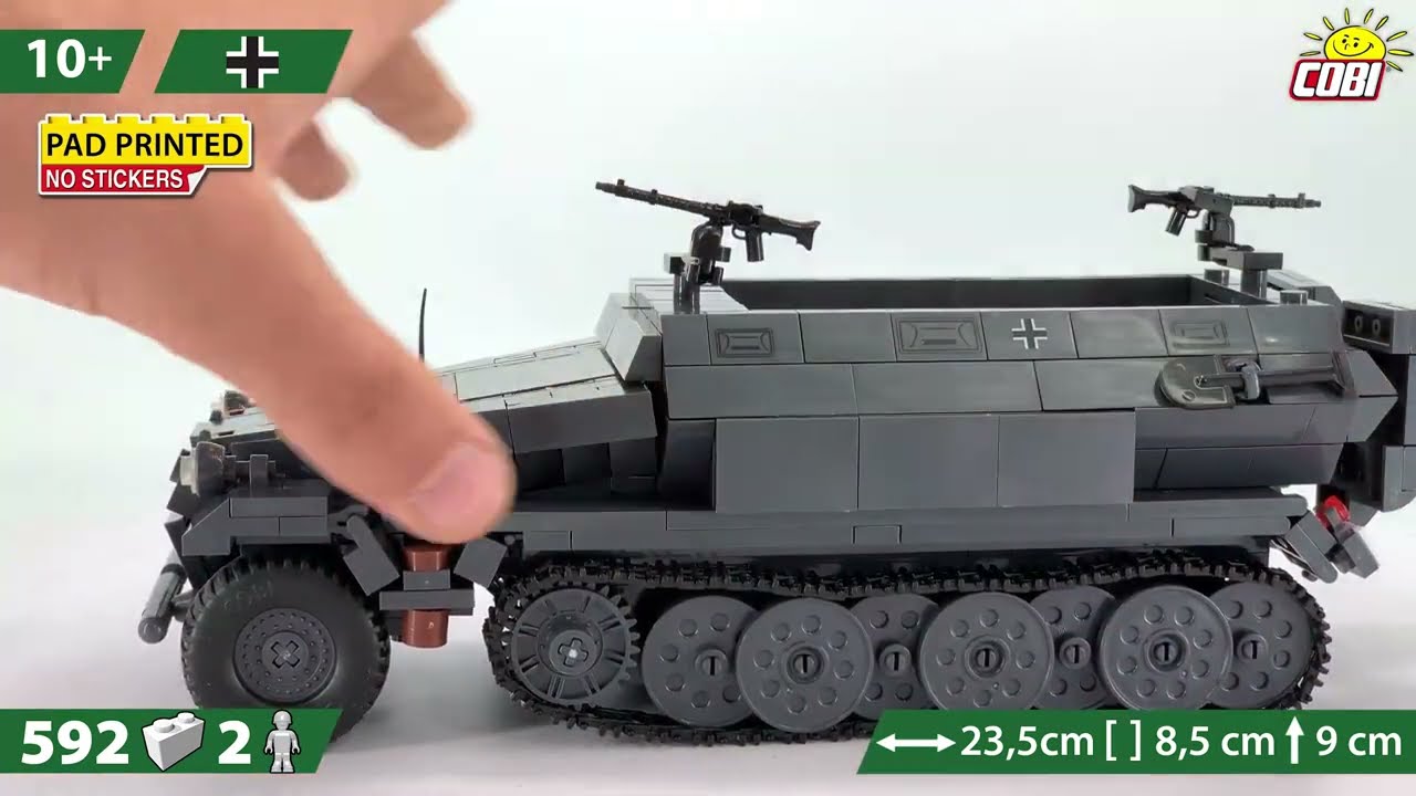 COBI-2552 Sd Kfz 251 1 Ausf  A half-track brick model kit
