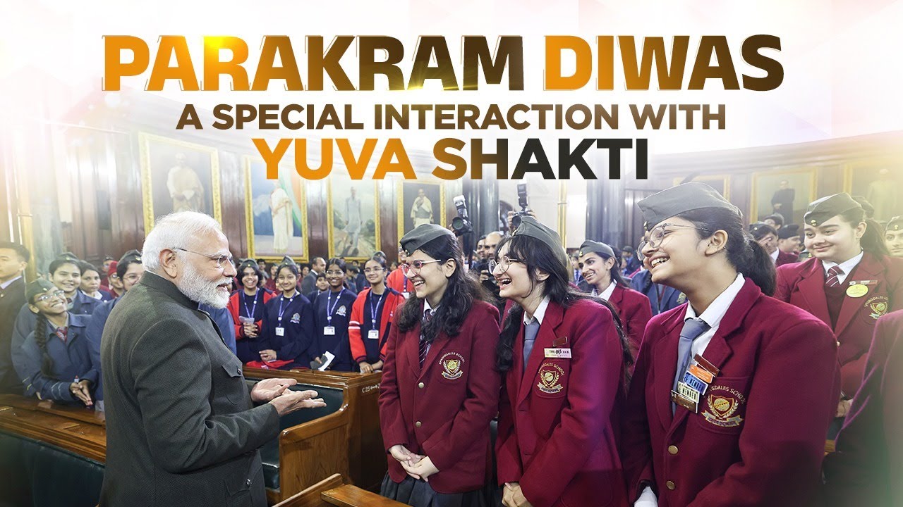 Yuva Shakti meets PM Modi on Netaji Subhas Chandra Bose’s Jayanti – What he said will inspire you!
