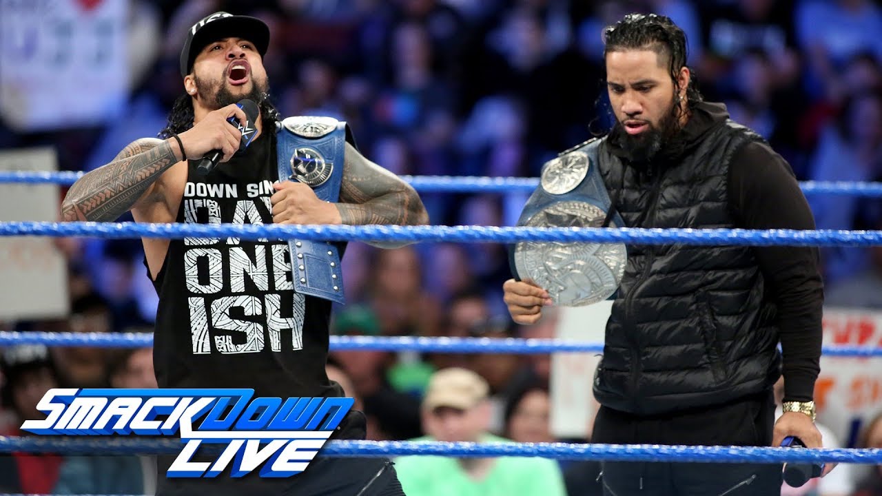 The Usos dare any team to step up and challenge them: SmackDown LIVE, Jan. 30, 2018