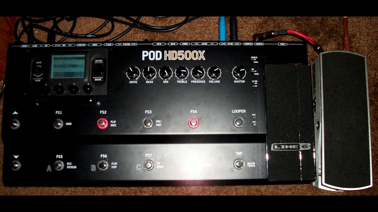 POD HD500X Worship Demo