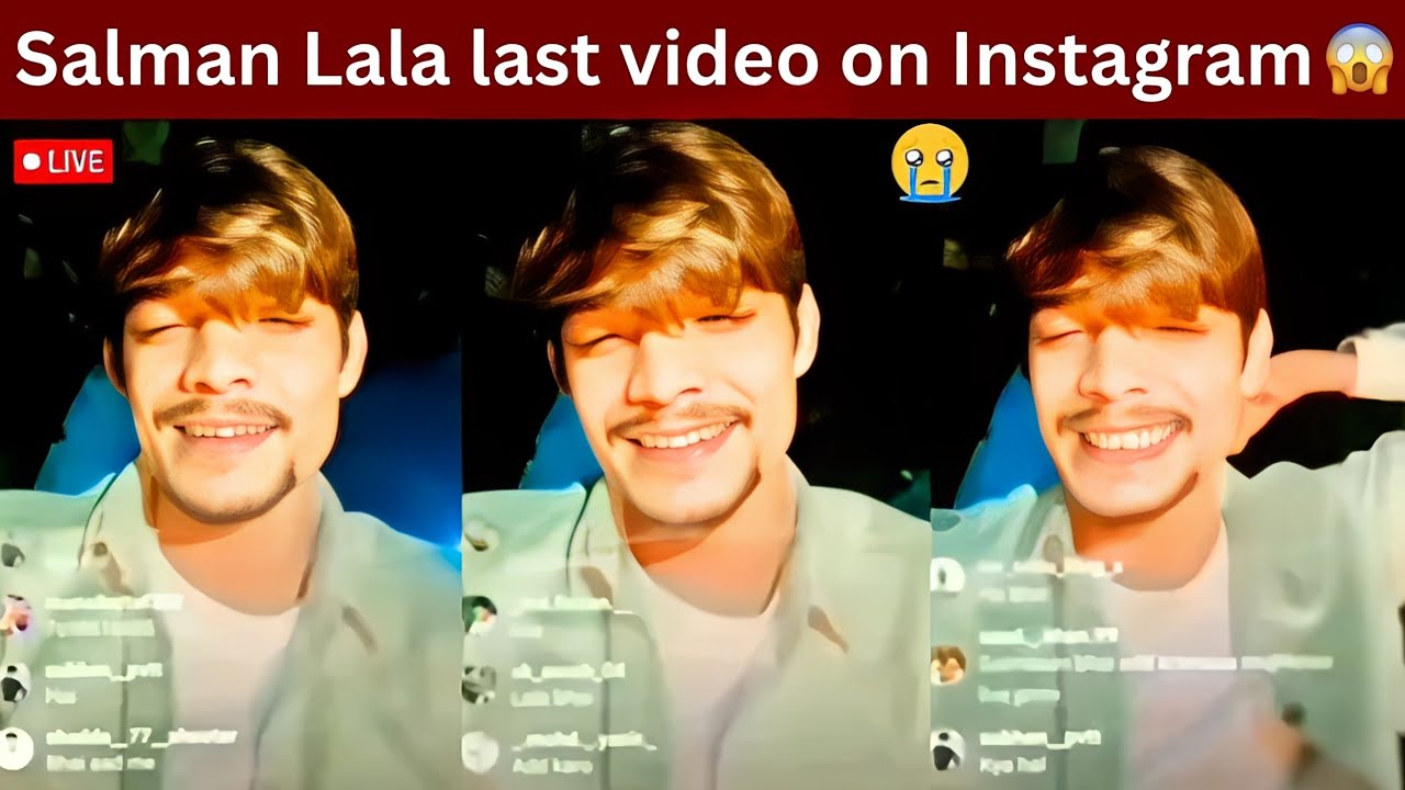 Salman Lala Indore Emotional 😭 Live on Instagram Before His Death? | Salman Lala Indore Last Video