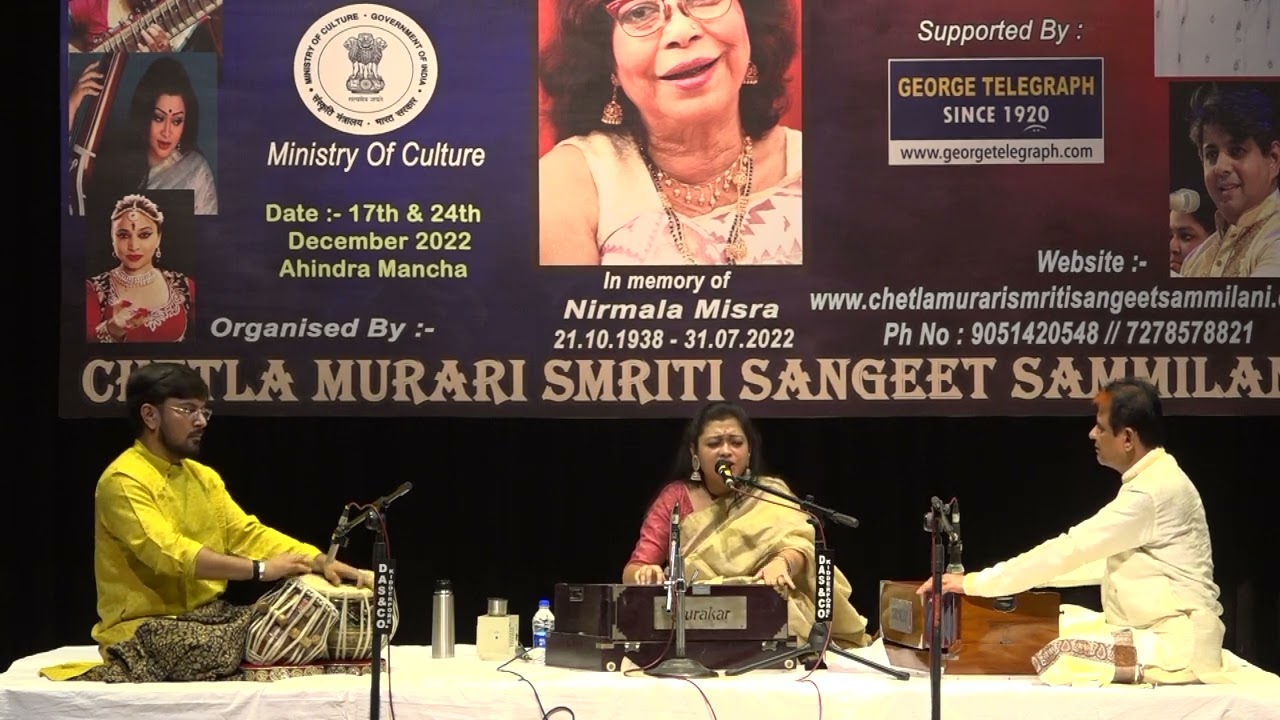 Ivy Banrejee - Vocal Recital At Chetla Murari Smriti 2022 In Memory Of Smt Nirmala Misra.....