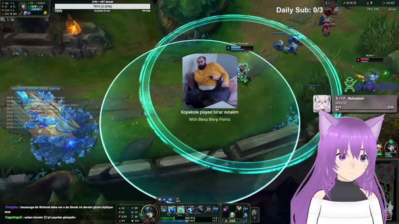 akaZeynep VOD: 🌸 Çeşitli Oyunlar Yayını (Rainbow Six, War Thunder, CS2 & LoL) 22 Şubat 2026