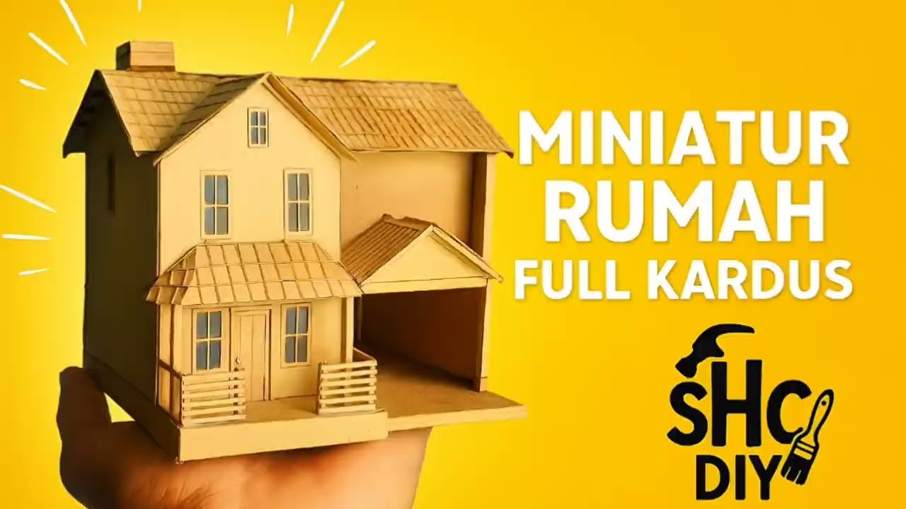 Making a house with cardboard /diy house