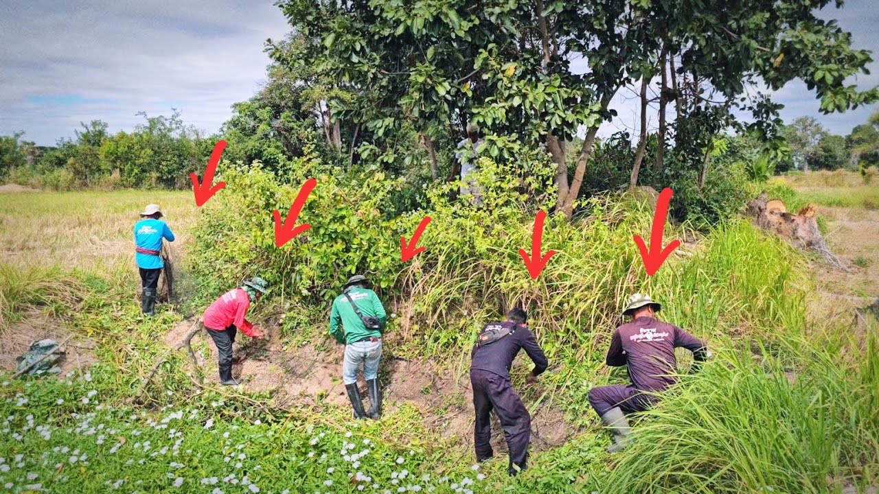 ลุงหงอกโชว์ความไวเหนือแสงมันพุ่งออกจากรู  ใครจะไปคิดว่าจะมีตัวในหมายแบบนี้ หมายที่ทีมงานอื่นขอบาย