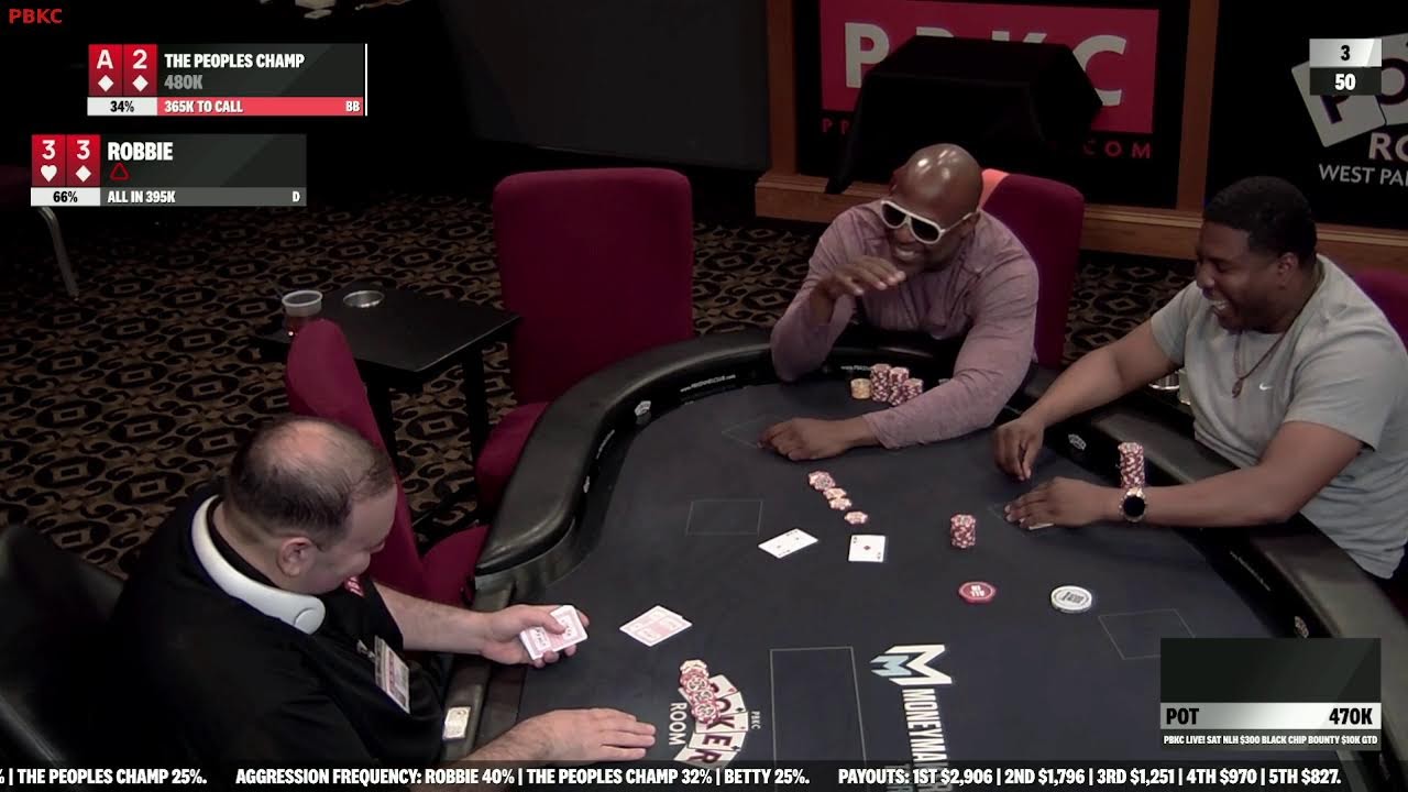 PBKC LIVE! Saturday $10k GTD NLH $300 buy-in black chip bounty tournament