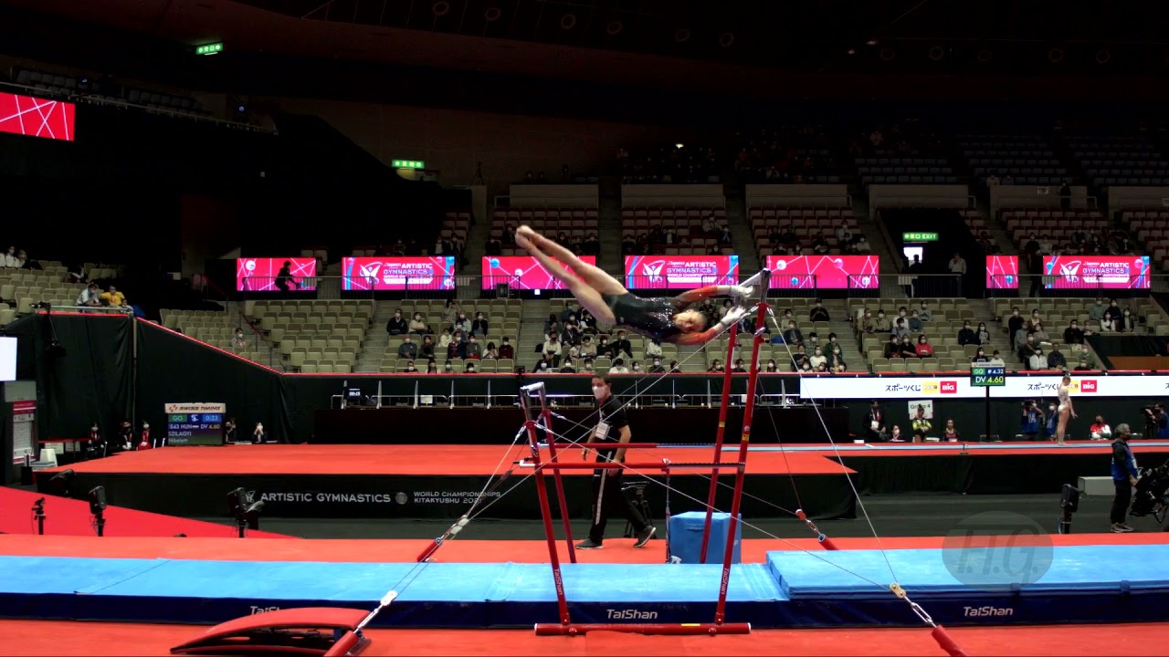 van POL Vera (NED) - 2021 Artistic Worlds, Kitakyushu (JPN) - Qualifications Uneven Bars