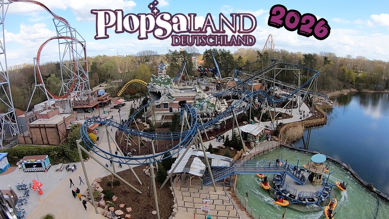 Plopsaland Deutschland 2026 Alle Attraktionen (inklusive 100% Wolf)