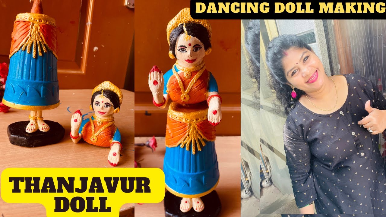 EASY TANJAVUR BOMMAI MAKING | Dancing doll | CREATIVE IDEAS | how to make dancing doll | Kalyani cor