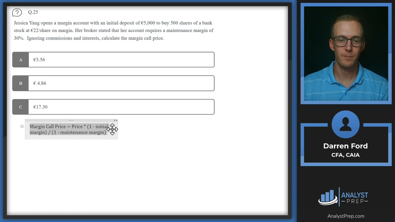 Mock Exam #2B &ndash; Question 21-30 | CFA&reg; Level I Exam Preparation | AnalystPrep