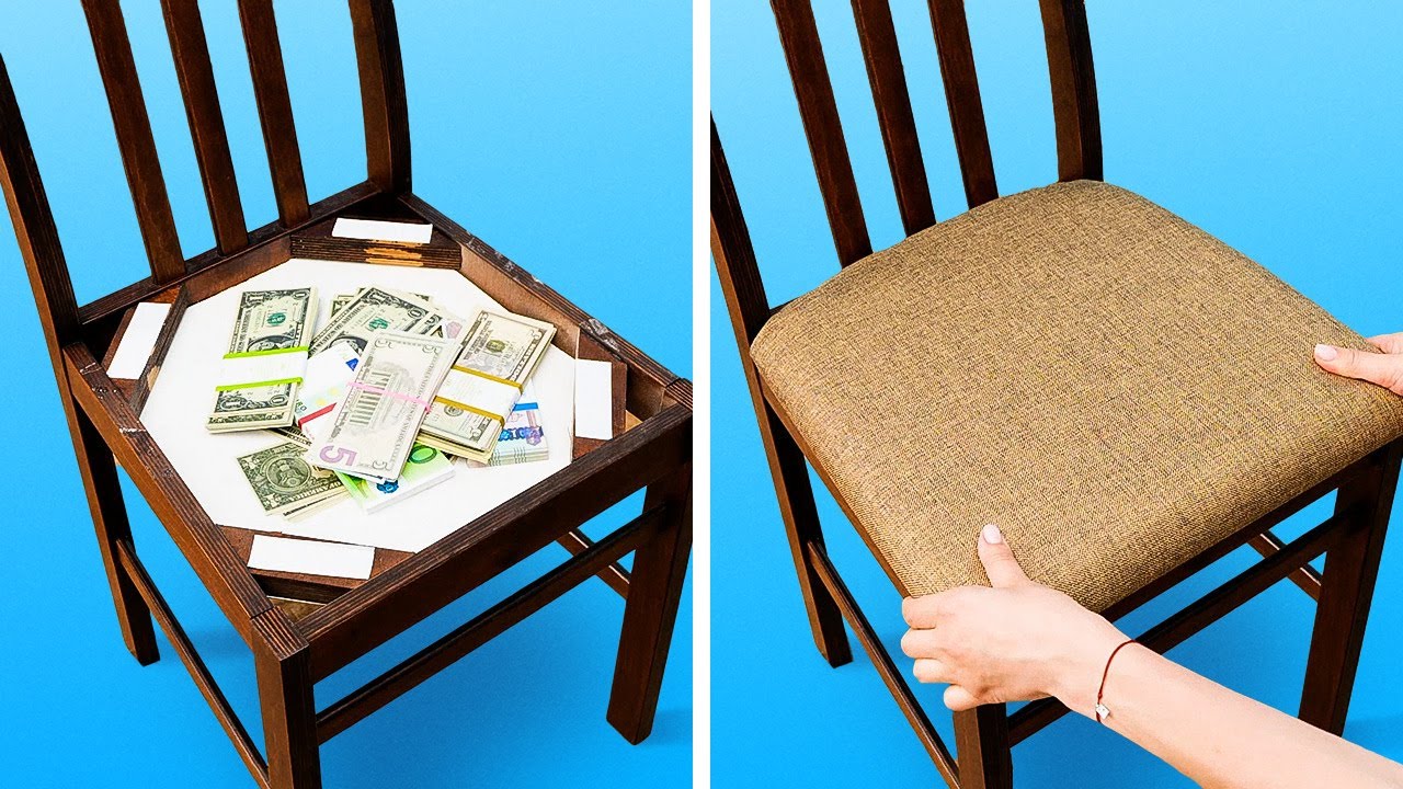 UNUSUAL PLACES TO HIDE YOUR MONEY || Top Secret Hacks You Didn’t Know About!
