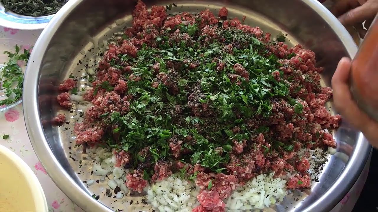 Sivas Yöresi Etli Yaprak Sarması
