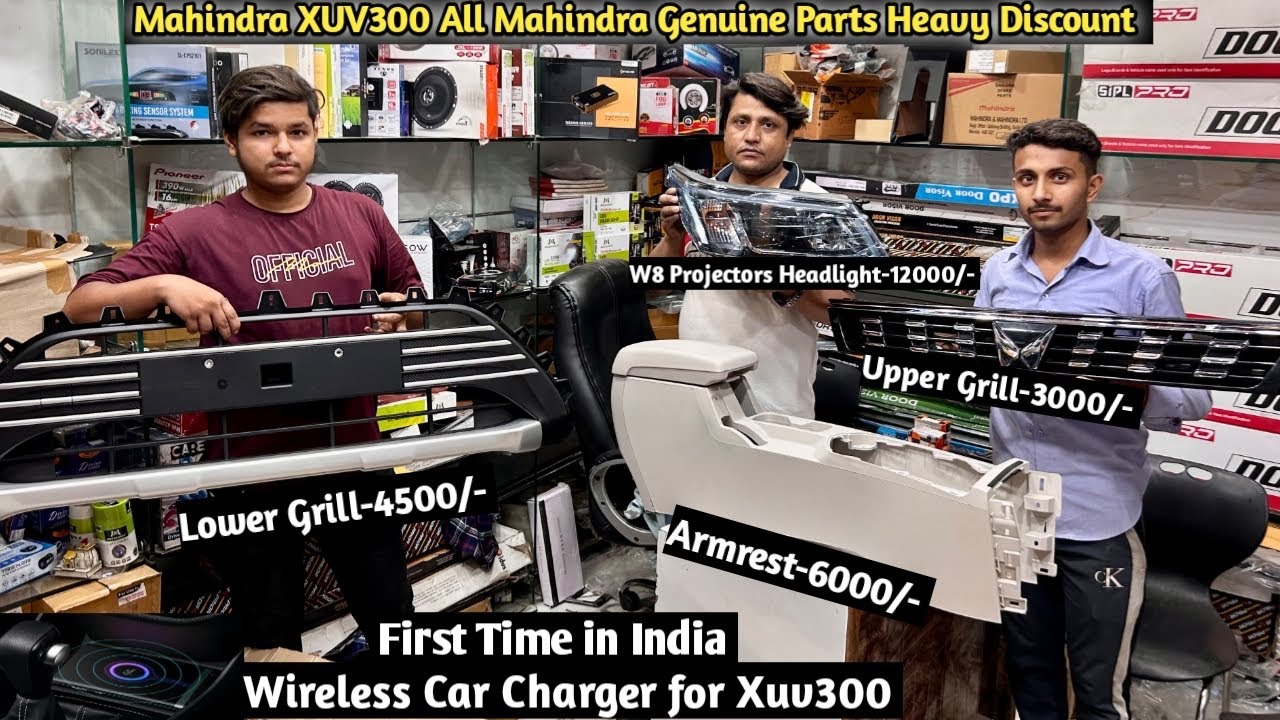 2023 Mahindra Xuv300 All Genuine Accesories! Xuv300 W4 to W8 Accesories! Xuv300 Wireless Charger!!