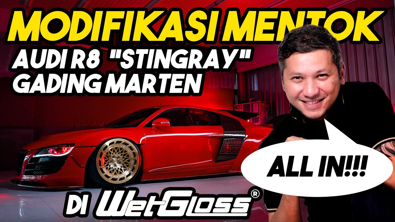 MODIFIKASI MENTOK AUDI R8 STINGRAY GADING MARTEN DI PERANG BINTANG LIVEMODZ CHALLENGE 2022