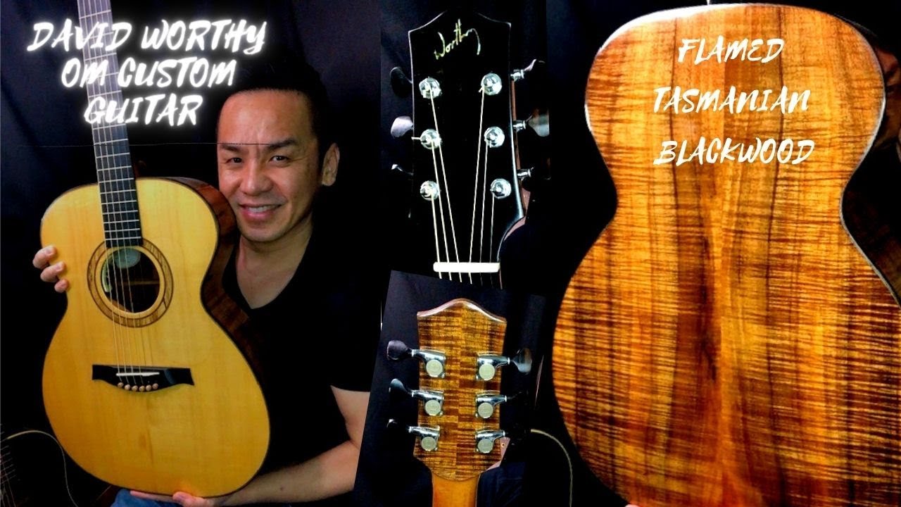 David Worthy OM Adirondack Tasmanian Blackwood Guitar Review