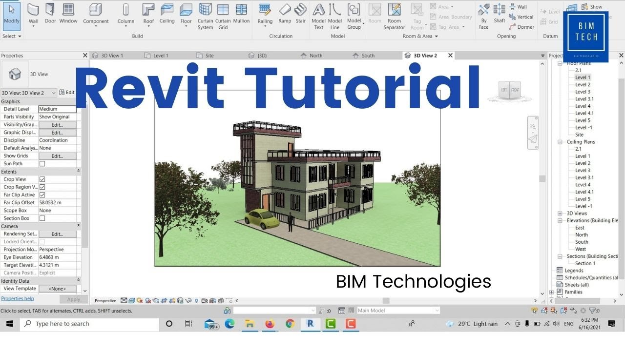 Revit Complete Tutorial for Beginner Part-2
