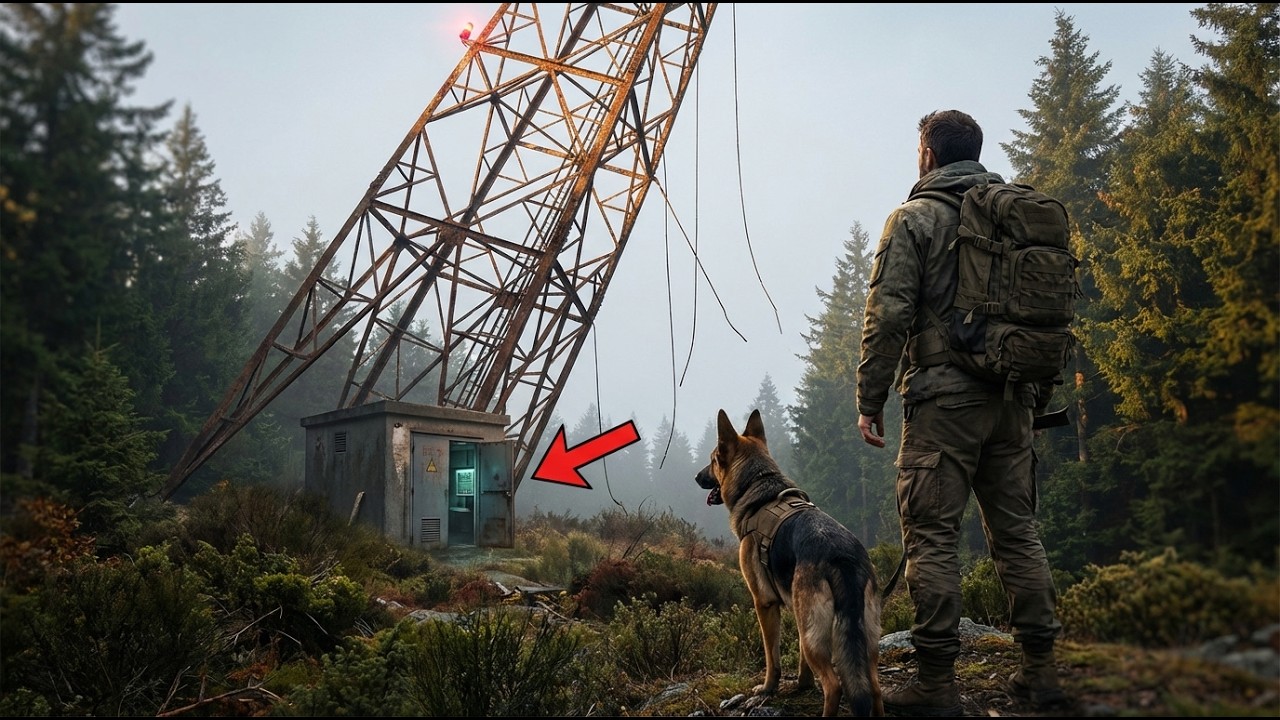 Veteran and His Dog Discovered an Old Radio Tower — A Recorded Message Was Still Looping
