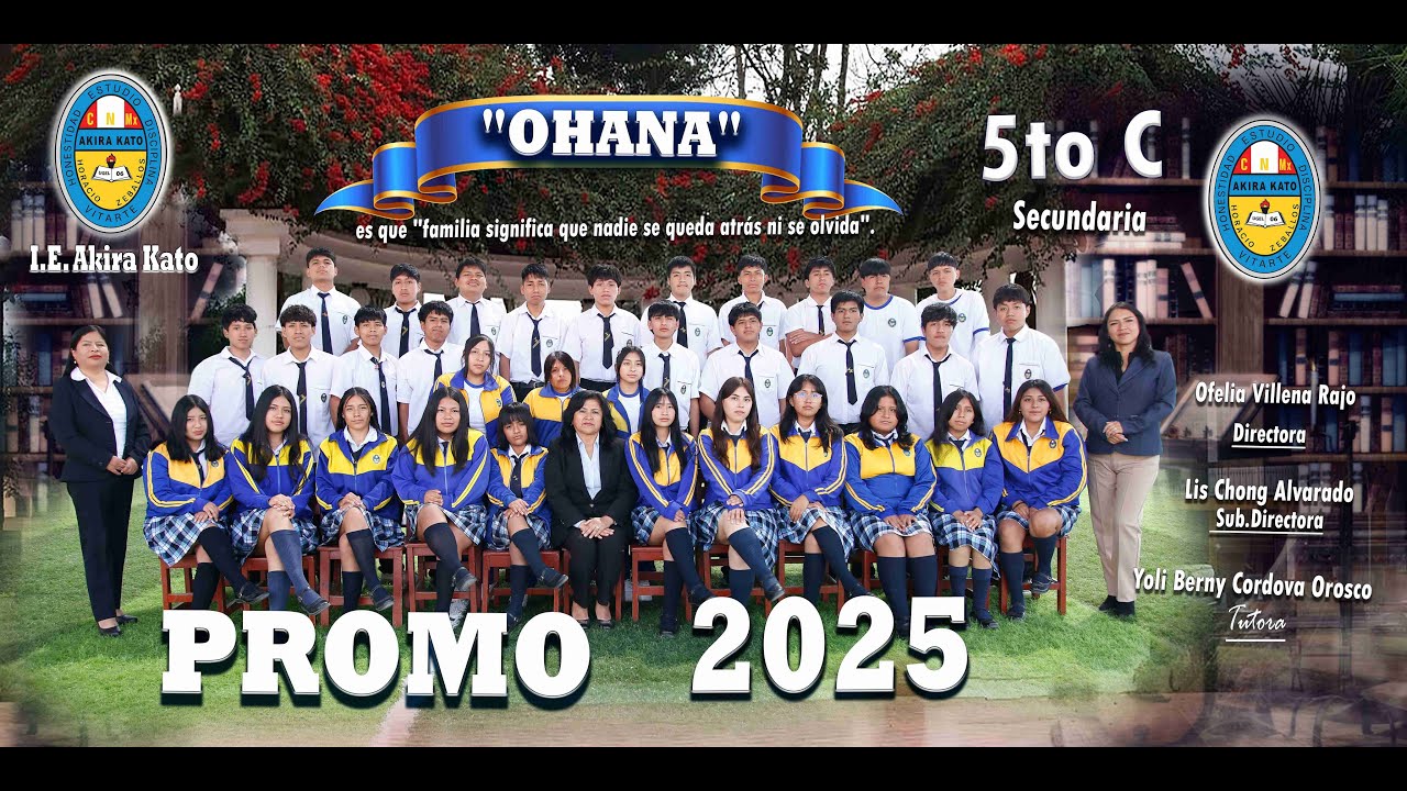 Promoción 5to C de Secundaria Colegio Akira Kato