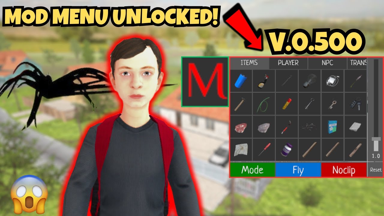 I UNLOCKED the SECRET MENU MOD in School Boy Runaway V0.5