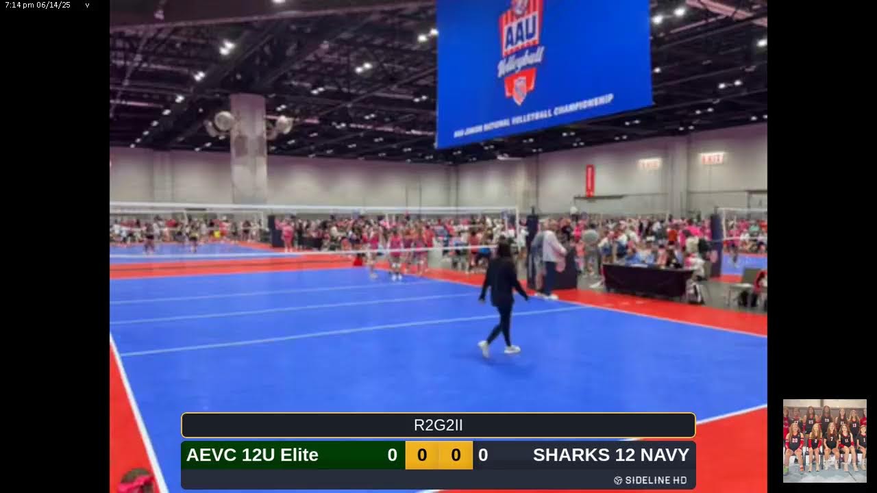 AEVC 12U Elite @ SHARKS 12 NAVY (2025.06.14)