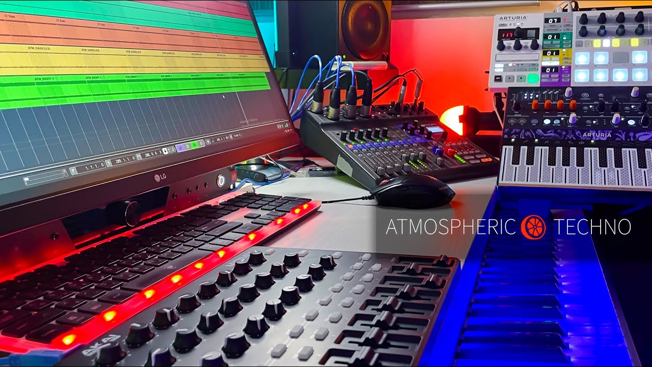 Atmospheric techno // Analog synthesizers mixing using Akai Midimix // Mapped to Cubase // Live