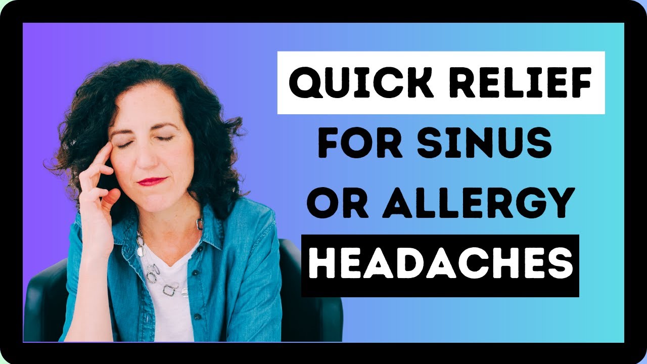 Quick Relief for Sinus and Allergy Headaches EFT Tapping